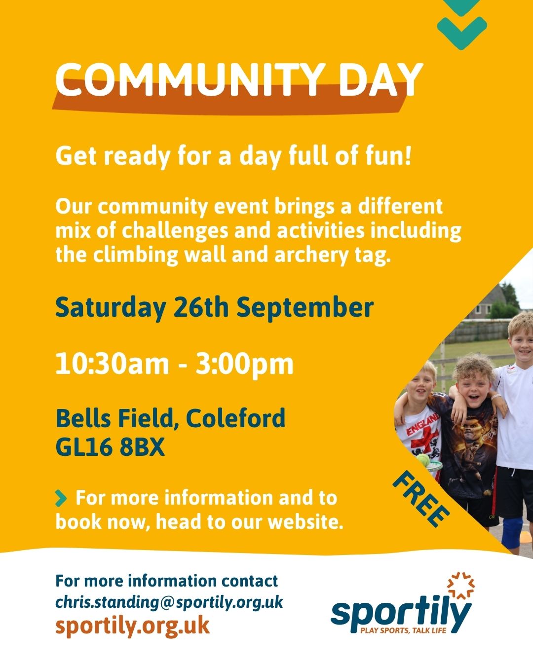 Climbing Wall & Archery Tag @ Bells Field, Coleford. 26th September 10.30am-3pm.